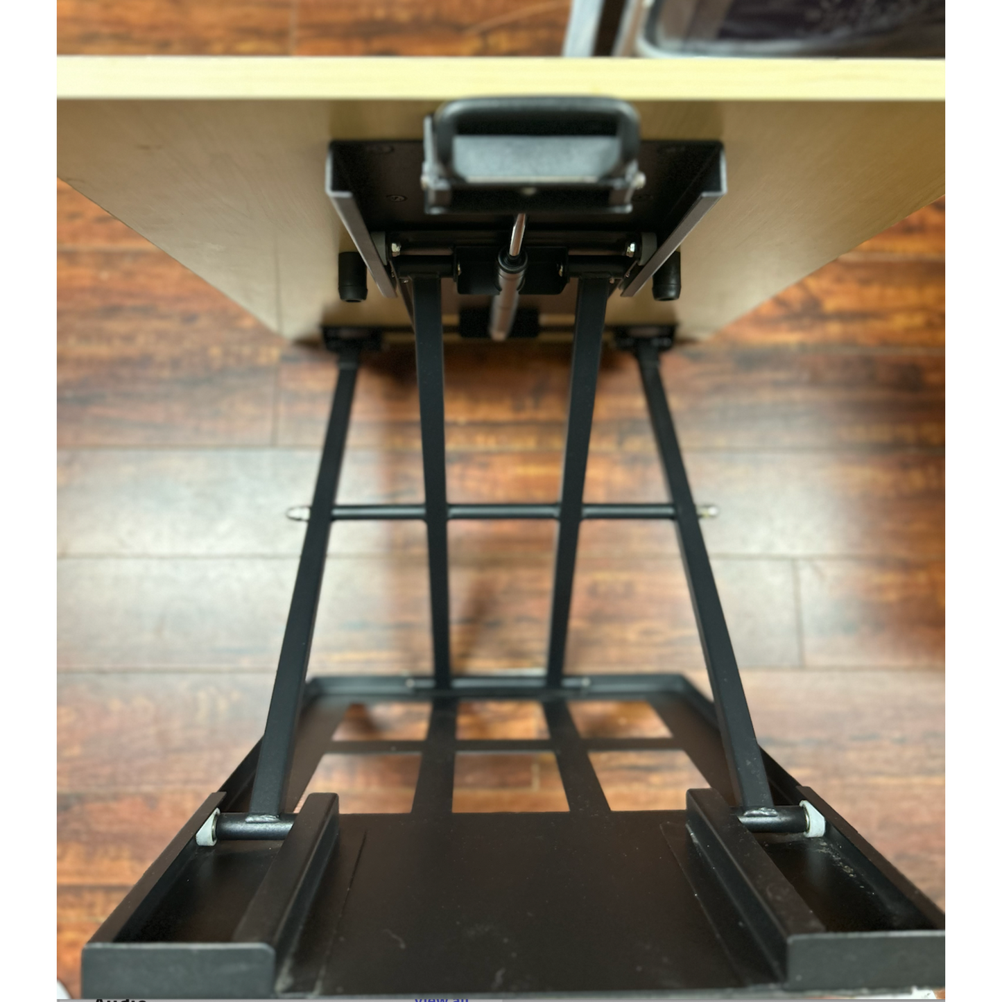 Rectangular Wooden Desk Top with Metal Legs (FOR PICKUP ONLY)