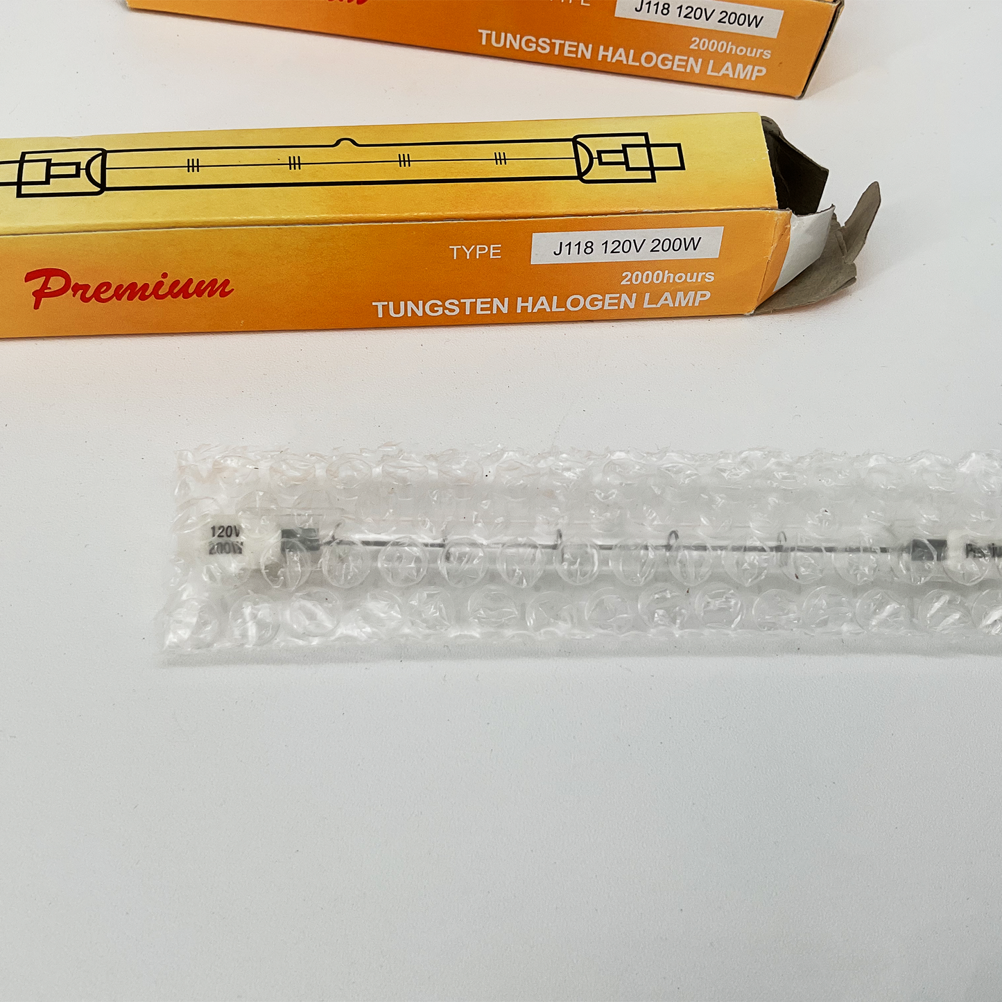 Tungsten Industries - Halogen Light (Part Number J118-120V-200W) - 3 Piece