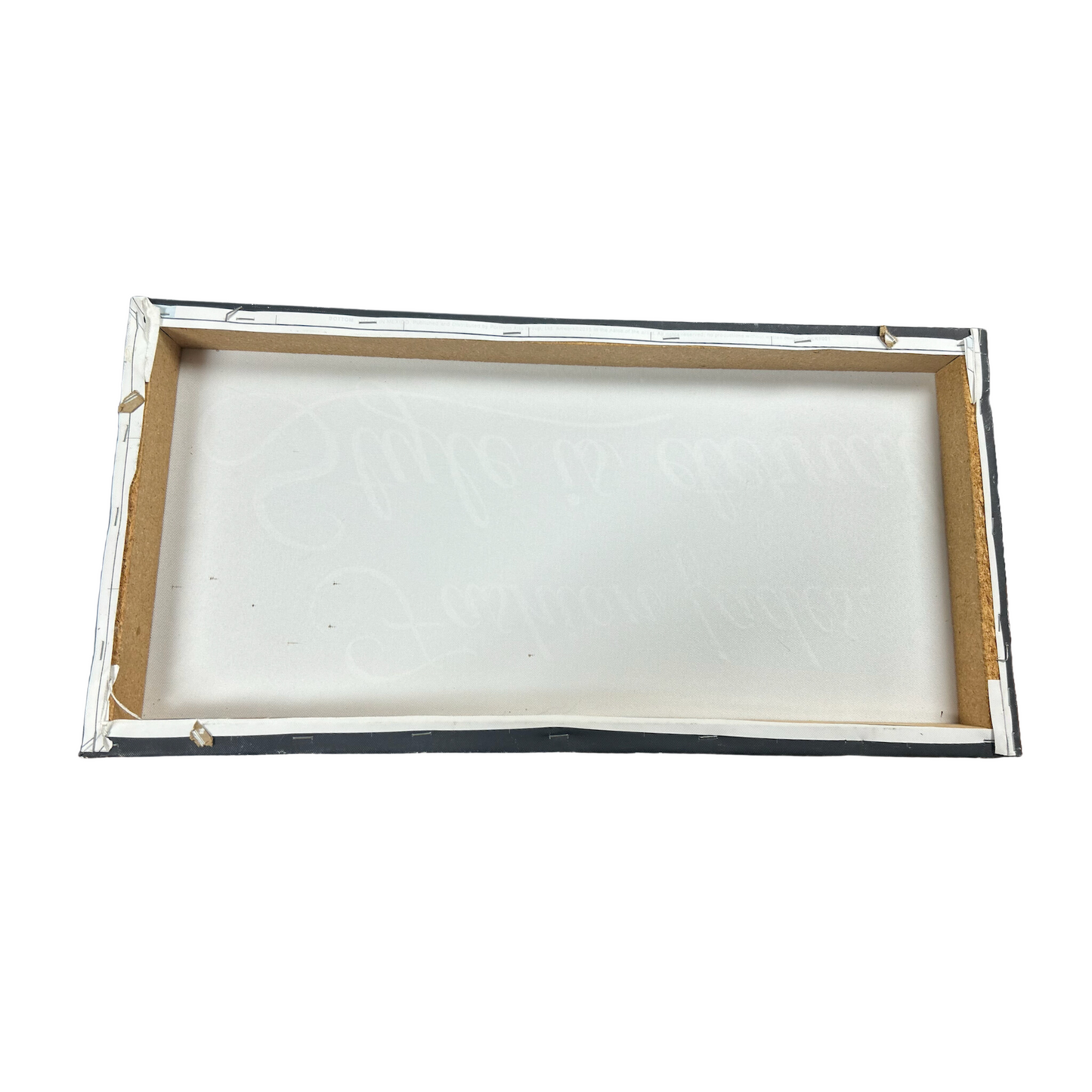 Fashion Fades, Style is Eternal Black Canvas (FOR PICKUP ONLY)