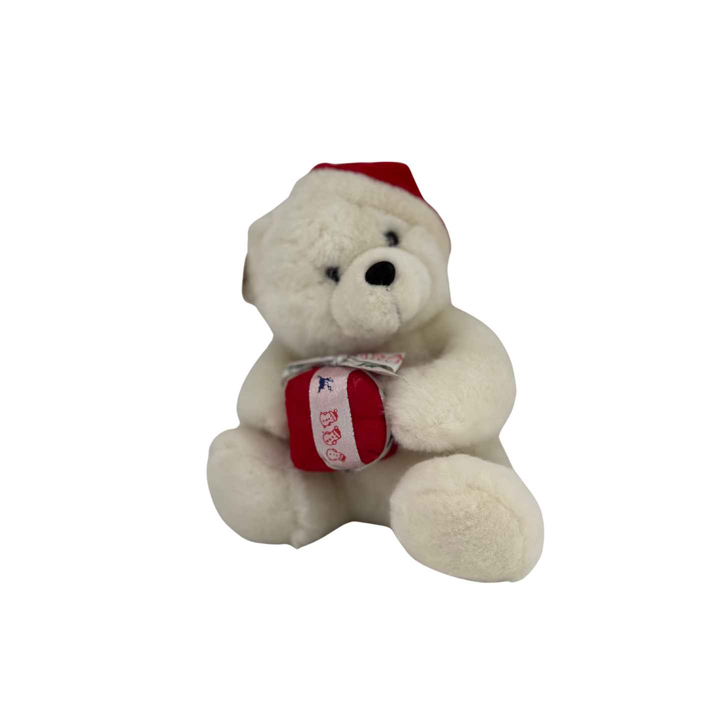 White Christmas Teddy Bear (13 x 14 inches)