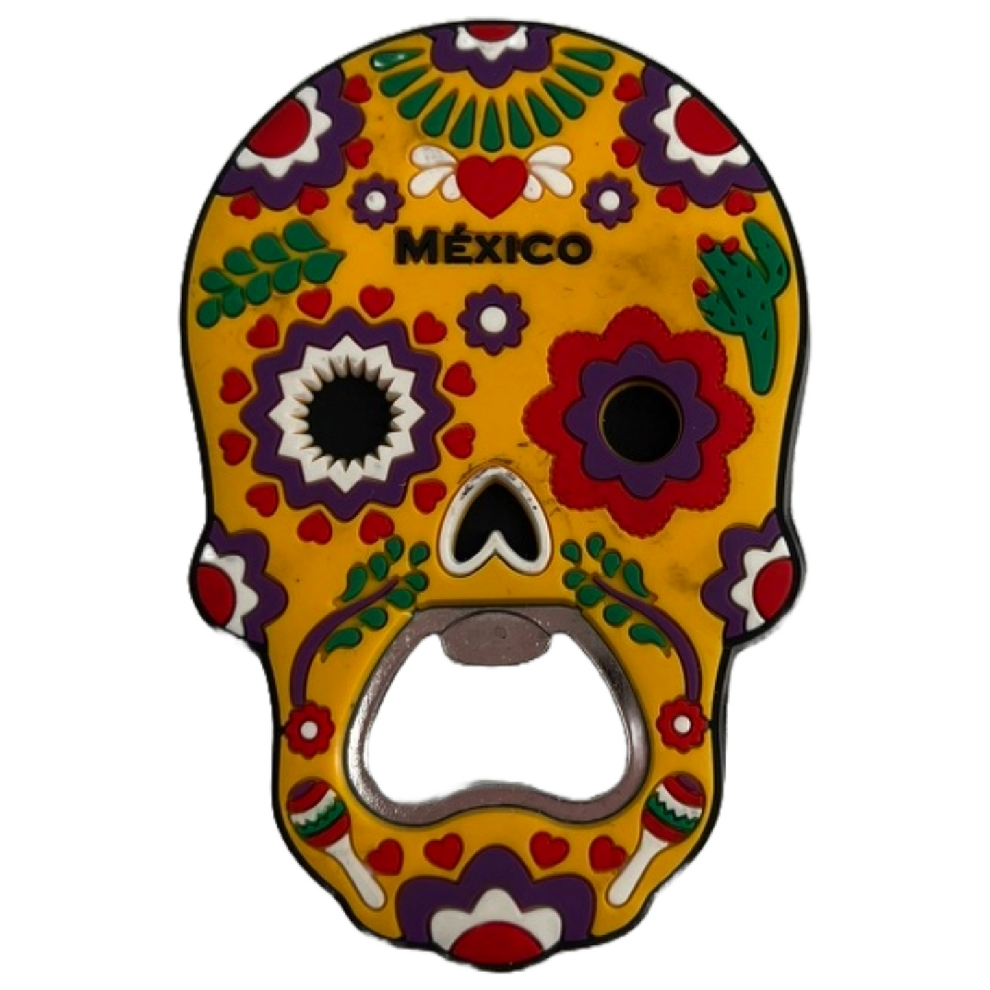 Travel Souvenir Mexico Bottle Opener Magnet (9x6 cm)