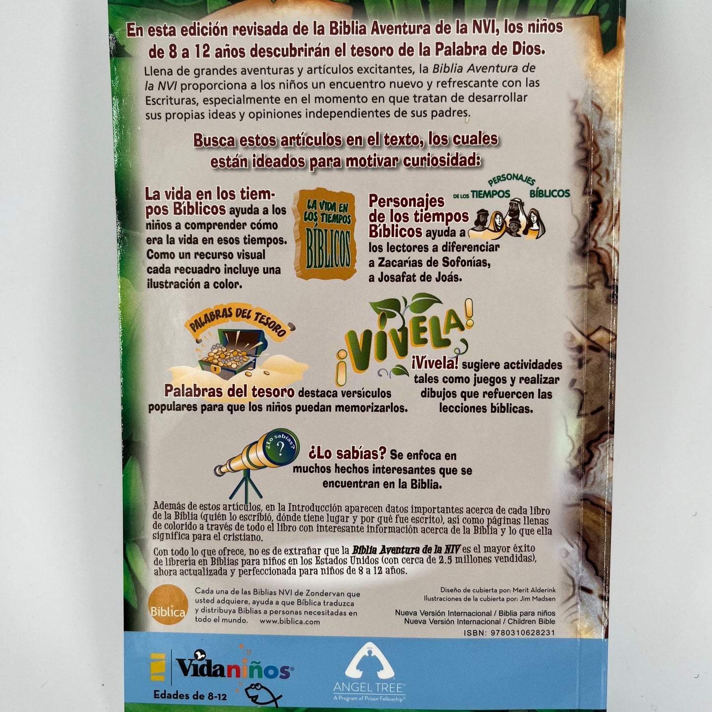 NVI Biblia Aventura Paperback by Vida Niños (Tapa Suave)