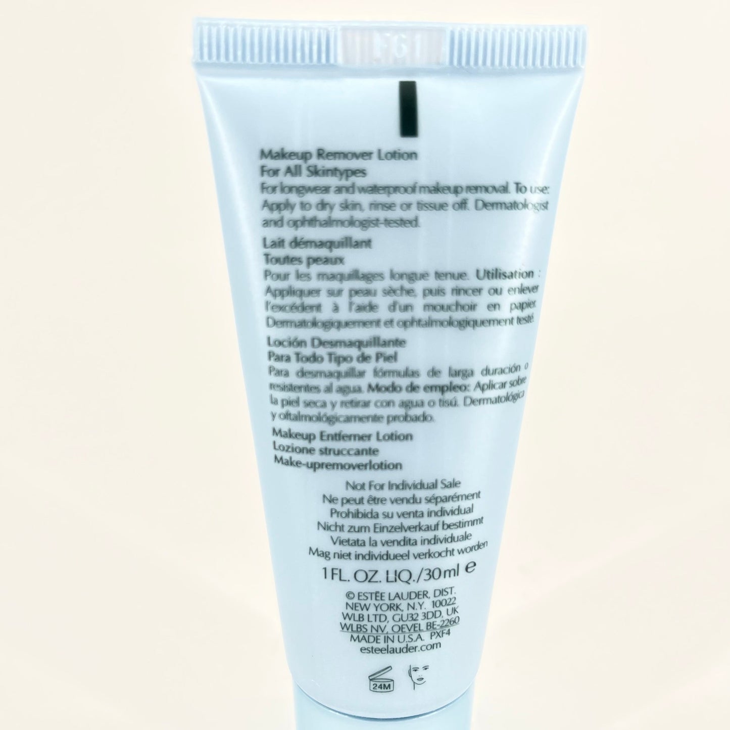 Loción desmaquillante Take It Away de Estee Lauder (tamaño de viaje) 1.0 fl. Onz. Productos cosméticos