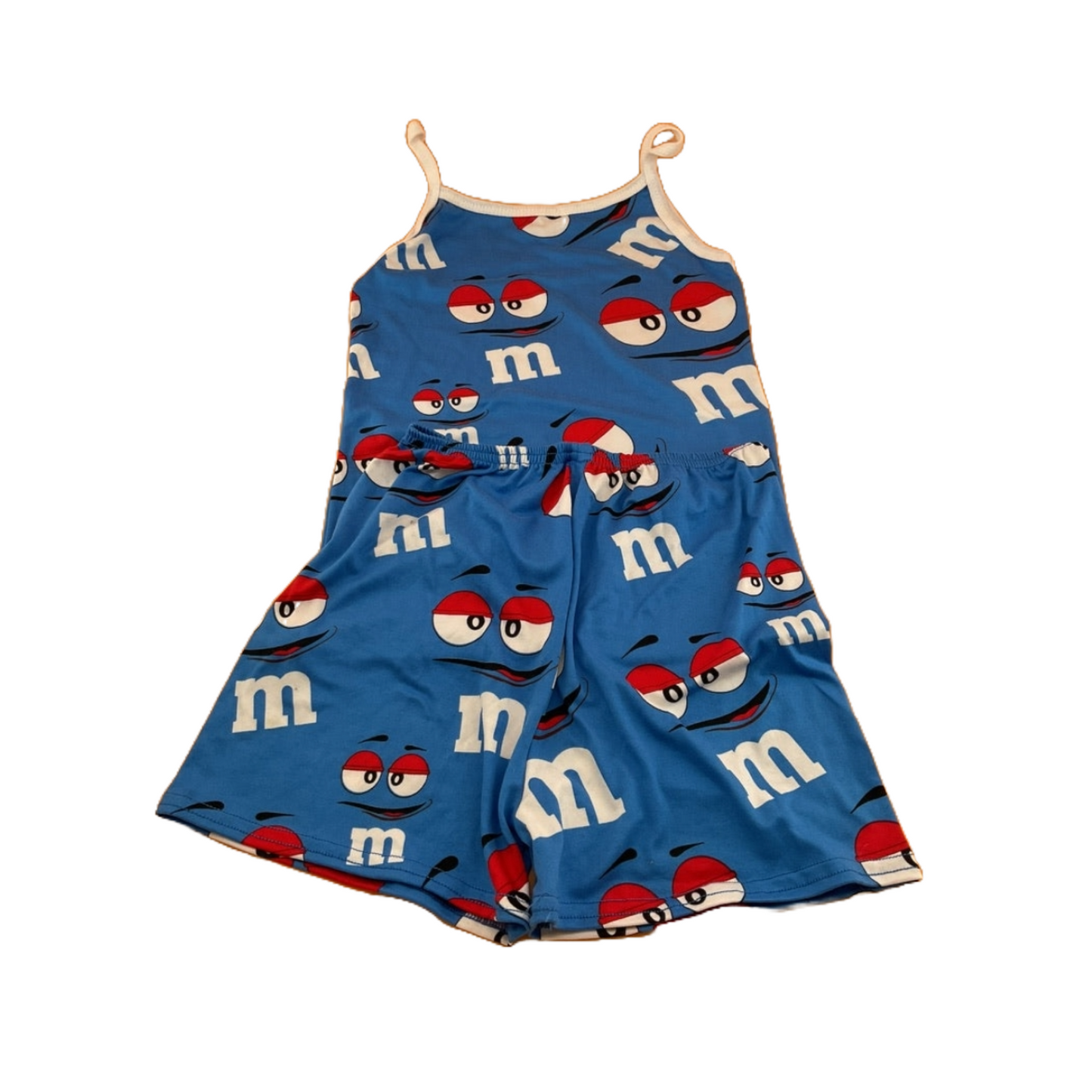 M&M Summer Pijama Shorts (Talla 6T) - Ropa para niños pequeños