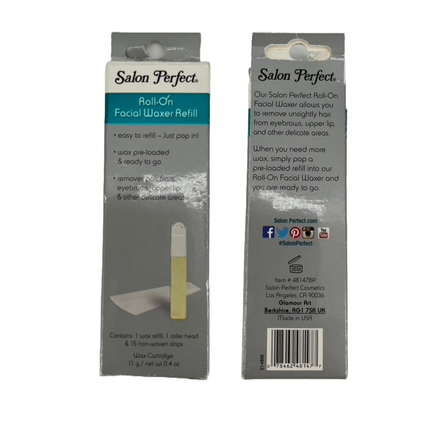 Recambio De Cera Facial Roll-On Salon Perfect