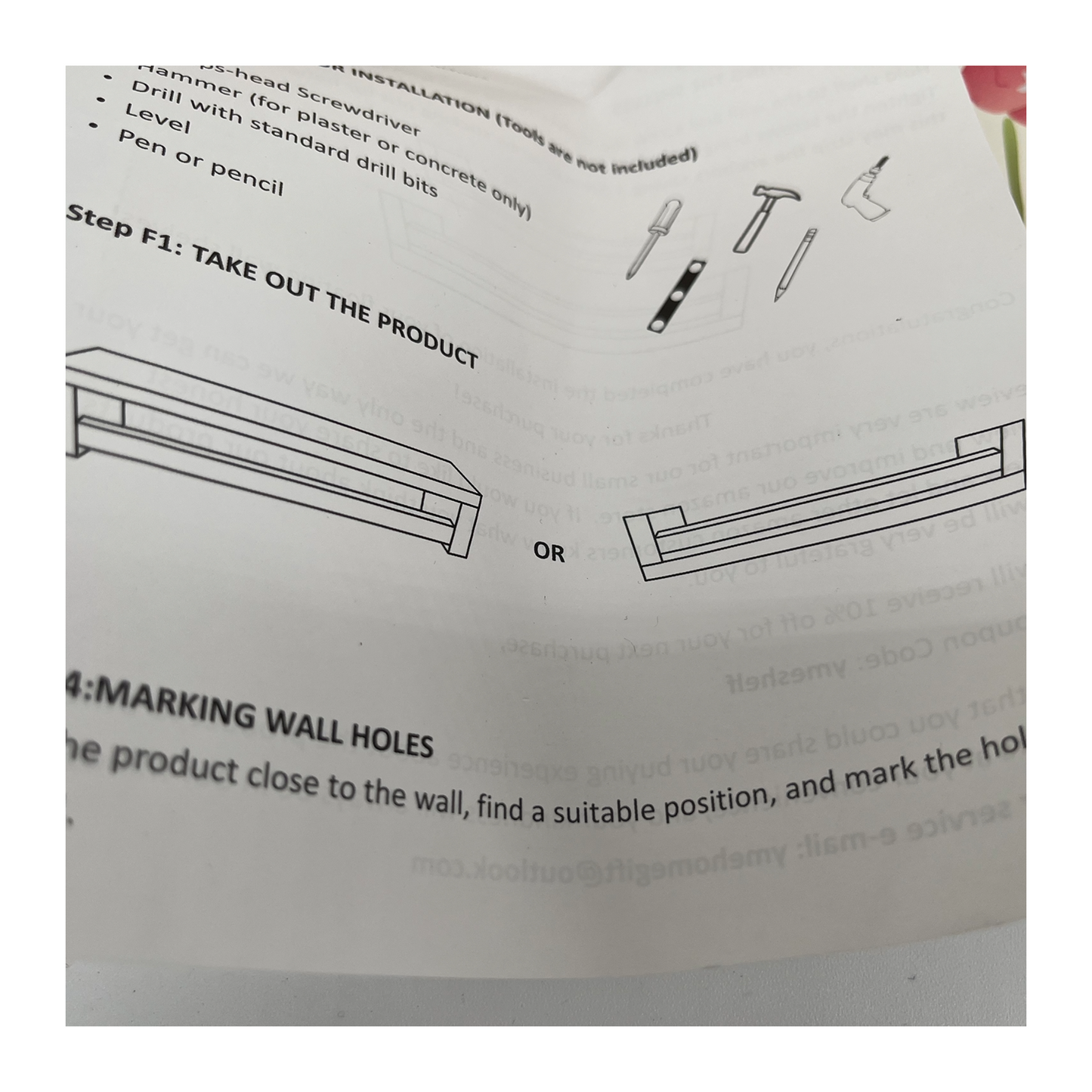 Y&Me YM Estantes flotantes de pared de madera rústica, juego de 2, madera natural