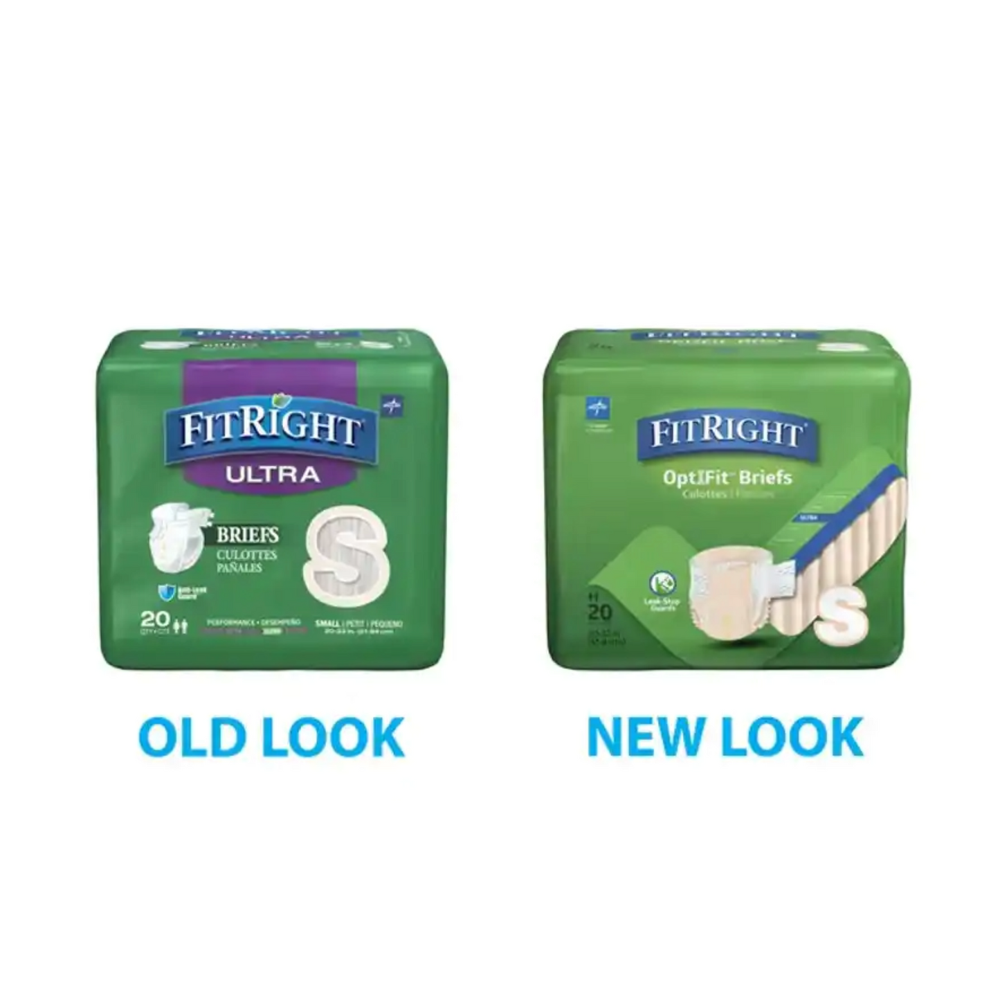 Calzoncillos de incontinencia para adultos FitRight Ultra, gran absorción (XL) - 20 unidades - Cuidado personal