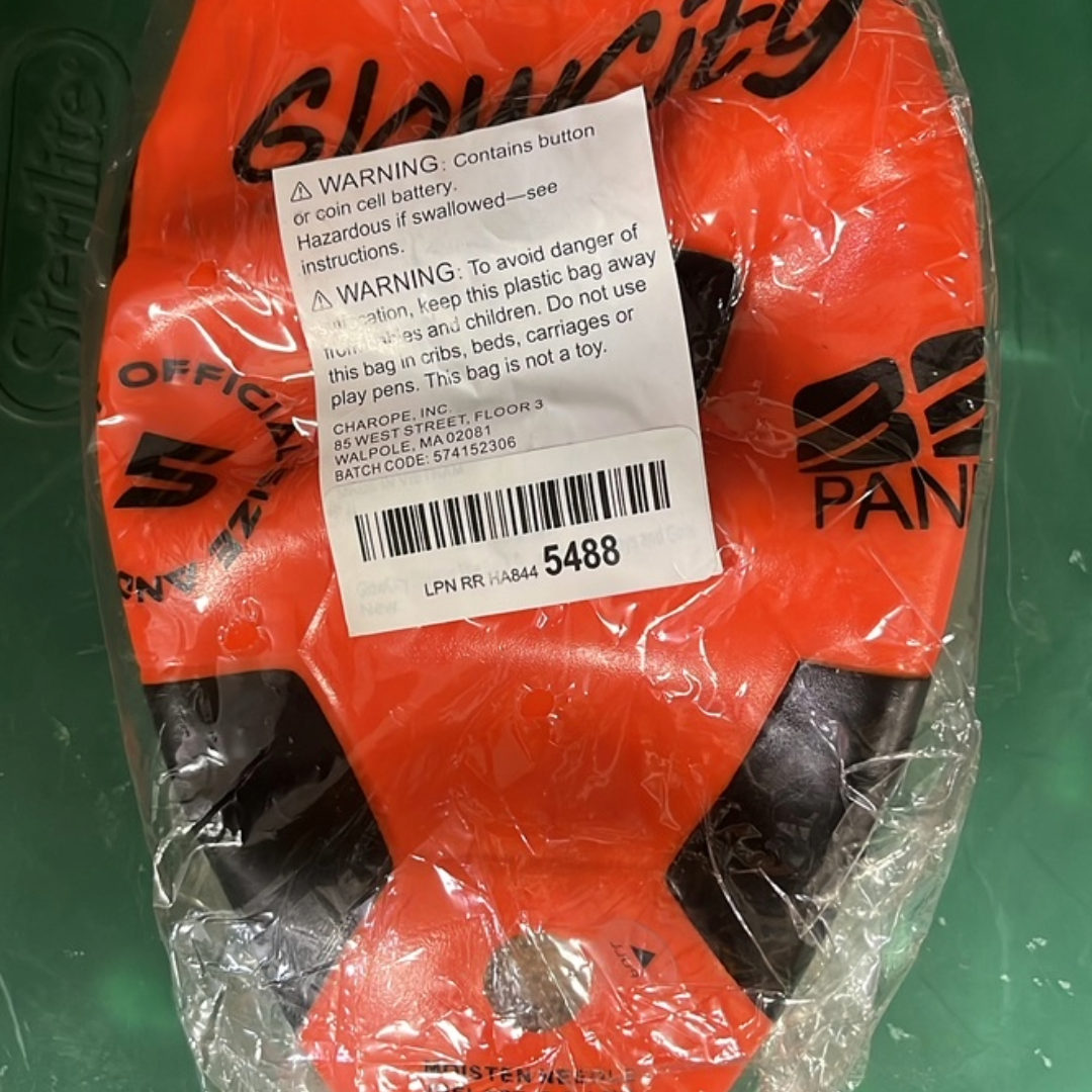 GlowCity Glow-in-the-Dark Indoor/Outdoor Soccer Ball with Dual LED Lights (Size 5)