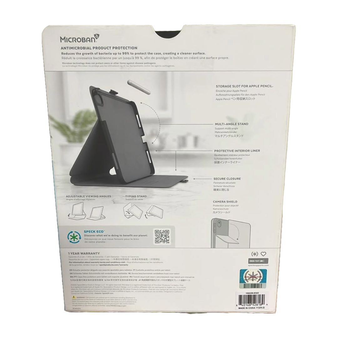 Speck iPad Pro 10.9” Case: Protective, Slim, with Stand & Pencil Holder