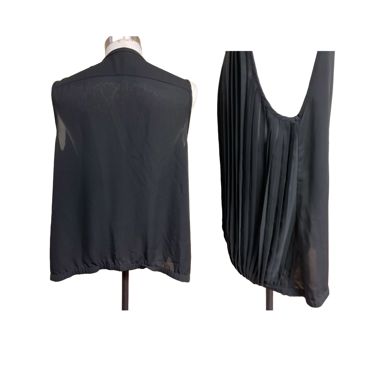Blusa negra de New York Company (extragrande)