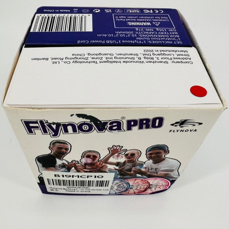 FLYNOVA Flying Orb Ball Toy, Hand Controlled Mini Drone, Boomerang Fidget Spinner, UFO Magic Hover Sphere with Lights Teens 10+ Year Old - Red