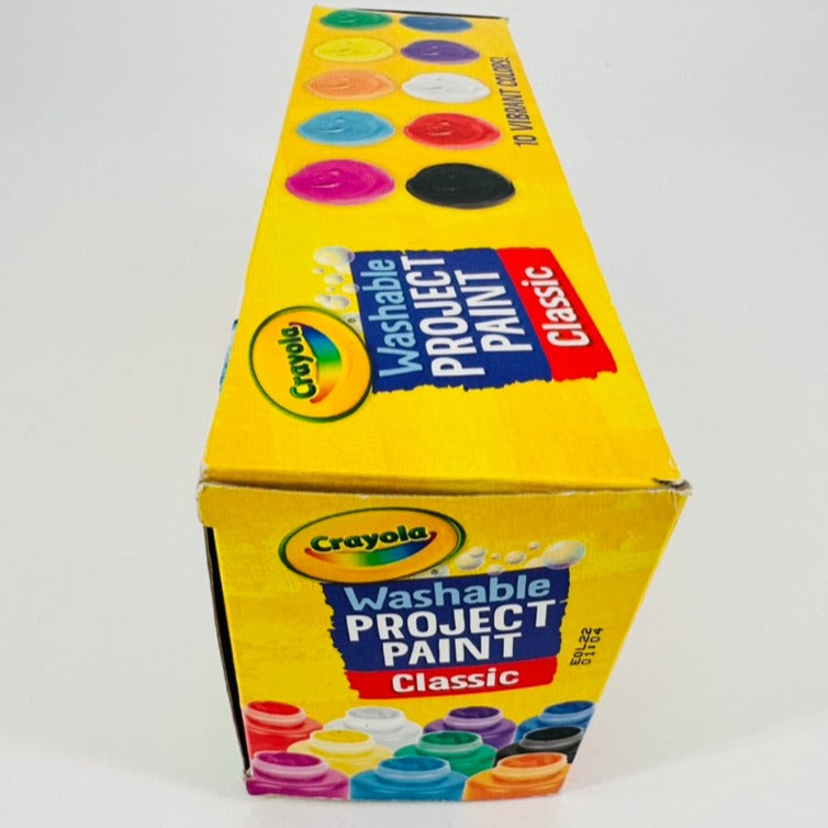 Crayola Washable Kid's Watercolor Paint, 10 Classic Colors (2 Fl. Oz. each)