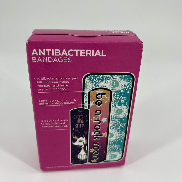 Equate Kids Antibacterial Bandages, Assorted Sizes, 20 Count