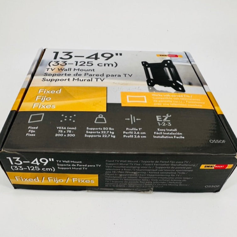 TV Fixed Wall Mount (13-49" or 13 - 125 cm)
