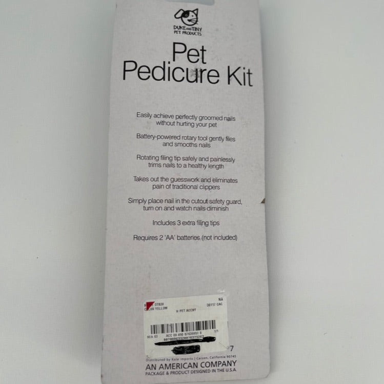 Pet Pedicure Kit Battery Powered for Dogs or Cats