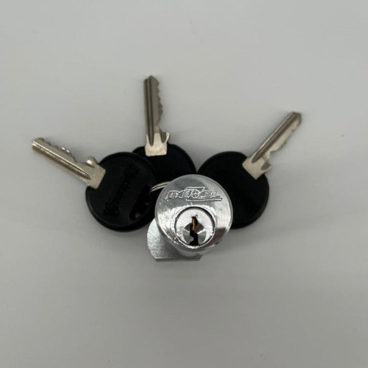 Chateau Flat Key Cylinder Lock For Bezel Latches