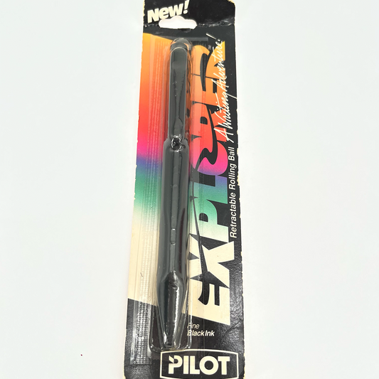 Pilot Explorer - Rodillo retráctil con tinta negra fina