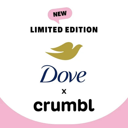 15 oz Container of Dove x Crumbl Lemon Glaze Exfoliating Body Scrub