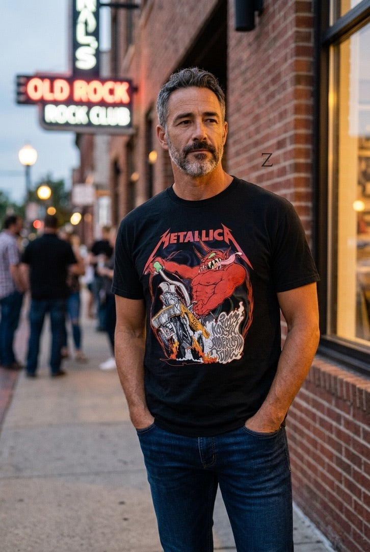Official Metallica 2023 M72 World Tour North American Concert Graphic T-Shirt
