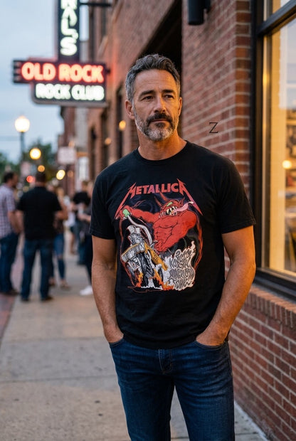 Official Metallica 2023 M72 World Tour North American Concert Graphic T-Shirt