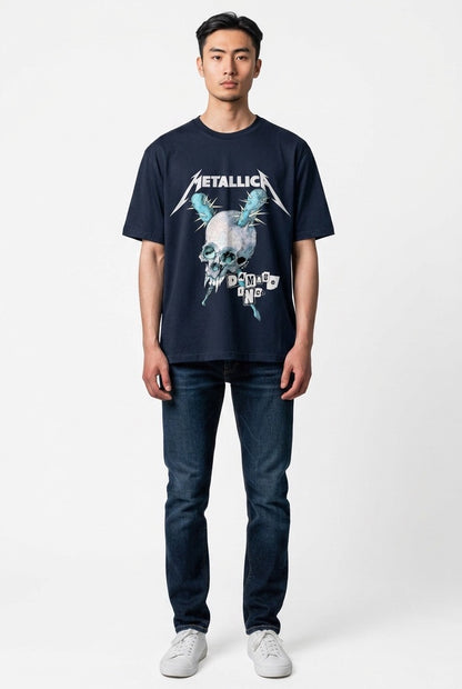 2023 Metallica M72 World Tour Concert T-shirt Featuring the "Damage Inc. / Historia" Design (New) (Small)