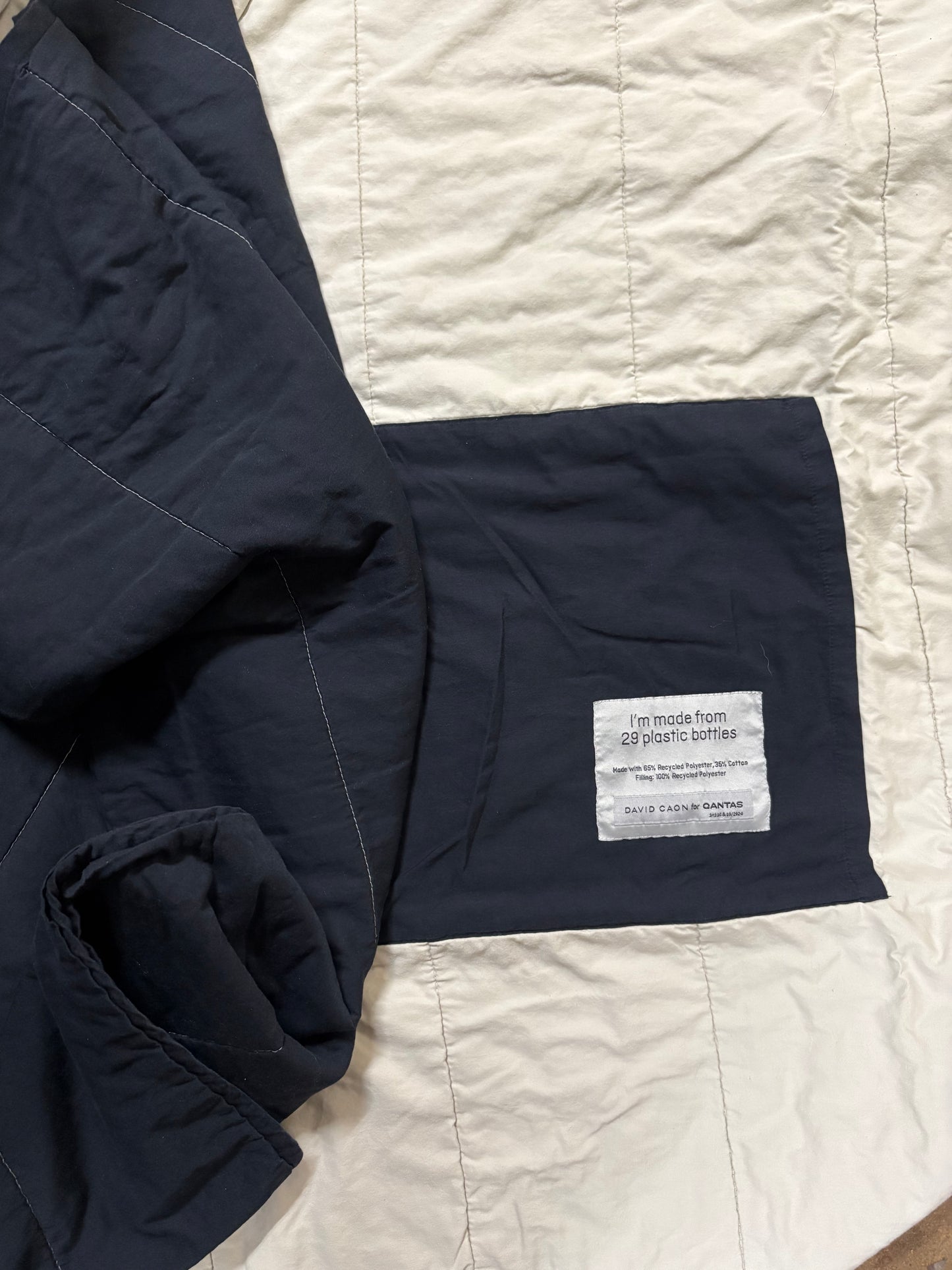 David Caon For Qantas International Business Class Blanket Throw 50x60