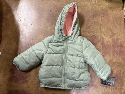 London Fog jacket toddler green and pink for toddler girl Size 2 T