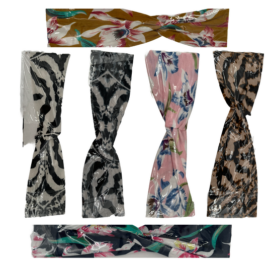 Banda para el cabello estampada