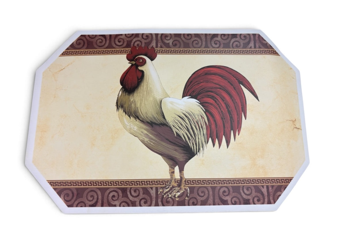 Rooster Dinner Set for Four