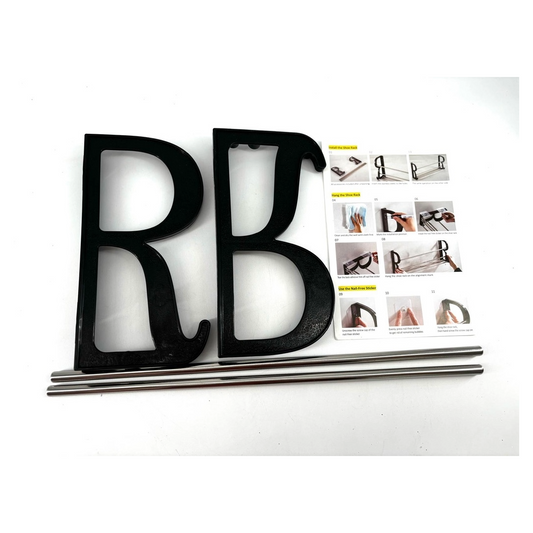 Zapatero con estante colgante de acero inoxidable para dormitorio o almacenamiento