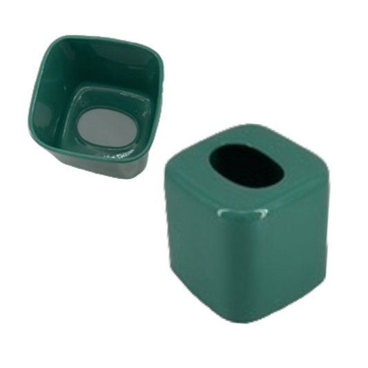 Porta Kleenex para Baño Verde Claro